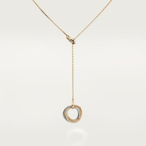 18K Trinity Diamonds Necklace
