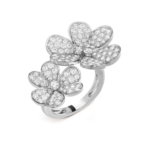 18K Van Cleef & Arpels VCA Frivole Between the Finger Ring