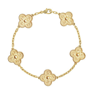 18K Vintage Alhambra Five Motifs Bracelet