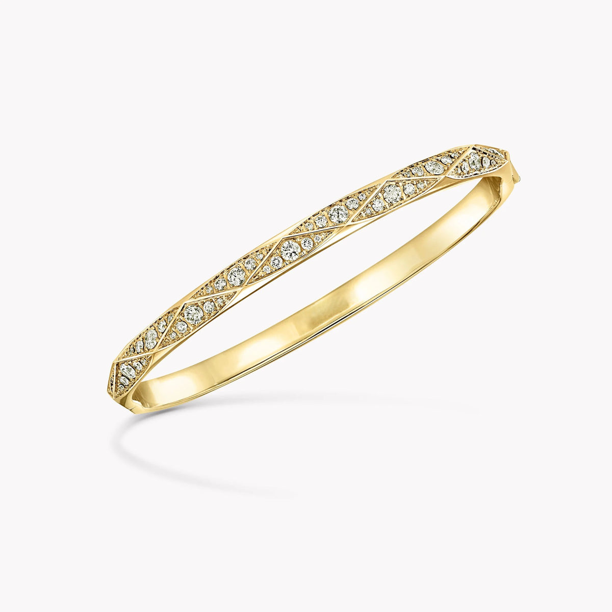 Laurence Signature Pavé Diamond Bangle
