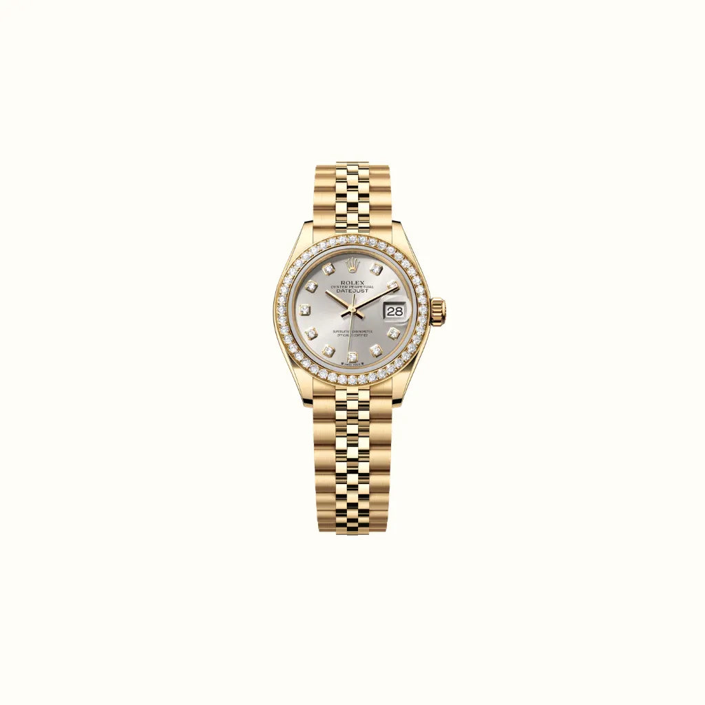 L'amour Datejust 28mm 279138RBR Silver Diamond Dial