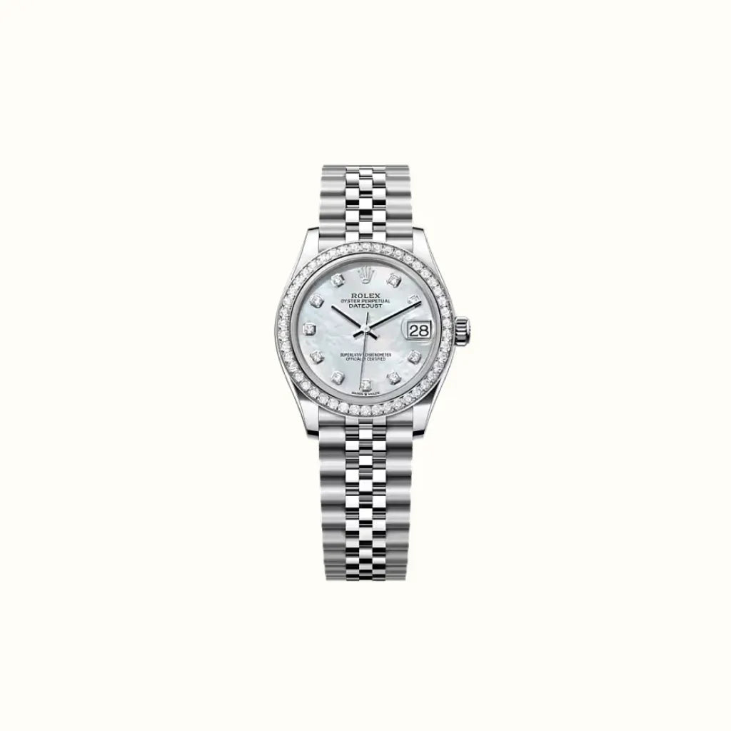 L'amour Datejust 31mm 278384RBR White Pearl Diamond Dial