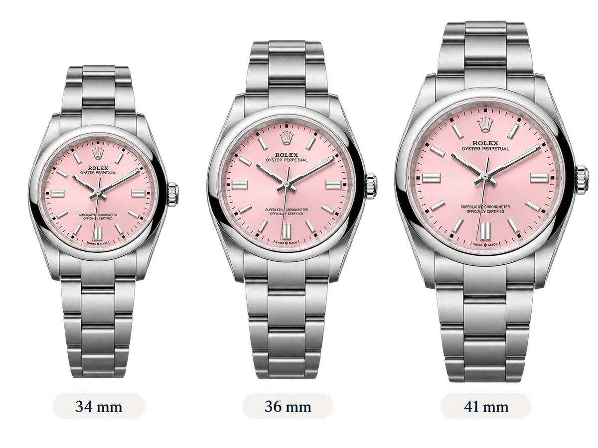 L'amour Oyster Perpetual Pink Dial And Smooth Bezel Womens Watch | RL 36 126000