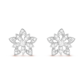 18k Lotus Openwork Earrings