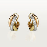 18k Trinity Diamond Earrings