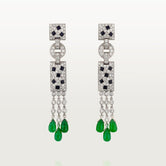 18k Panthère De Diamond Earrings