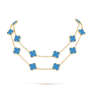 18K Vintage Alhambra 20 Motifs Long Necklace