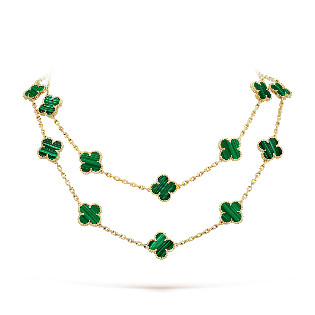 18K Vintage Alhambra 20 Motifs Long Necklace