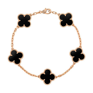18K Vintage Alhambra Five Motifs Bracelet