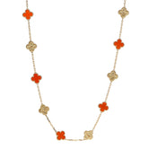 18K Vintage Alhambra 20 Motifs Long Necklace