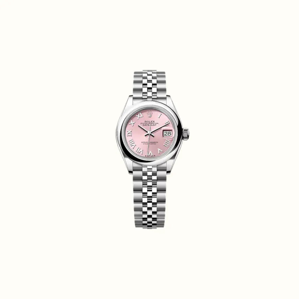 L'amour Datejust 28mm 279160 Pink Roman Dial
