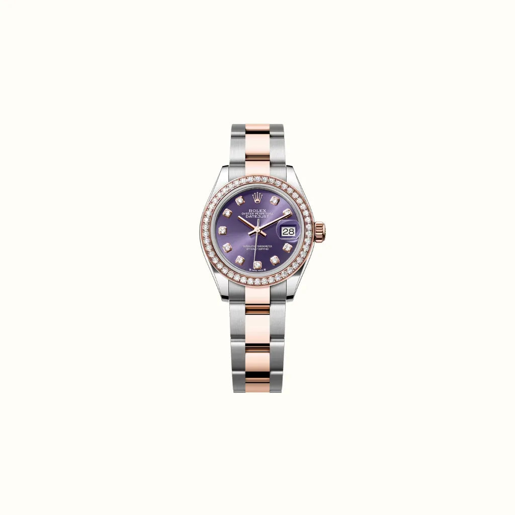 L'amour Datejust 28mm 279381RBR Purple Diamond Dial