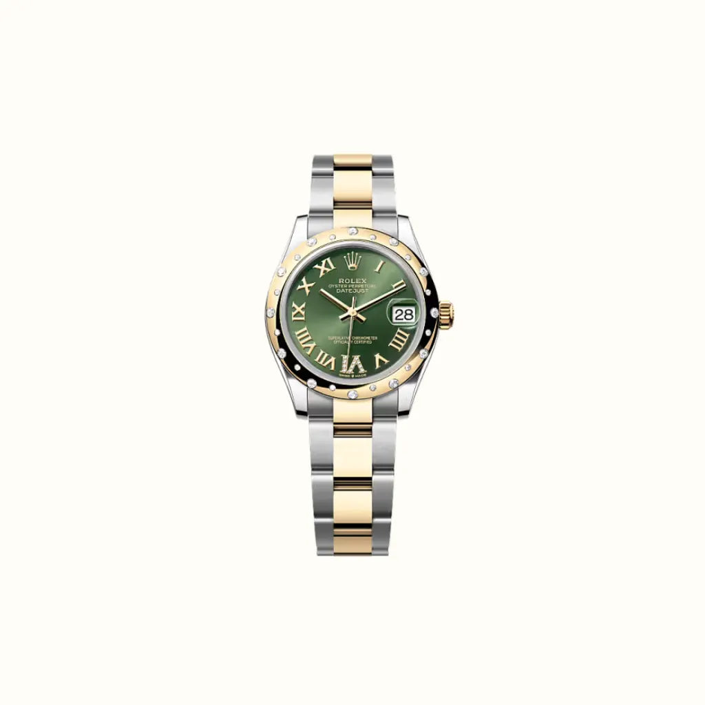 L'amour Datejust 31mm 278343RBR Olive Green Roman Dial