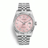 L'amour Datejust 36mm 126234 Pink Computer Diamond Dial Jubilee White Rolesor