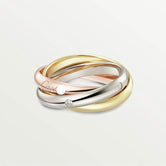 18K Trinity Five Diamonds Ring