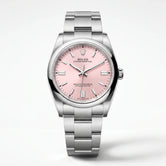 L'amour Oyster Perpetual Pink Dial And Smooth Bezel Womens Watch | RL 36 126000
