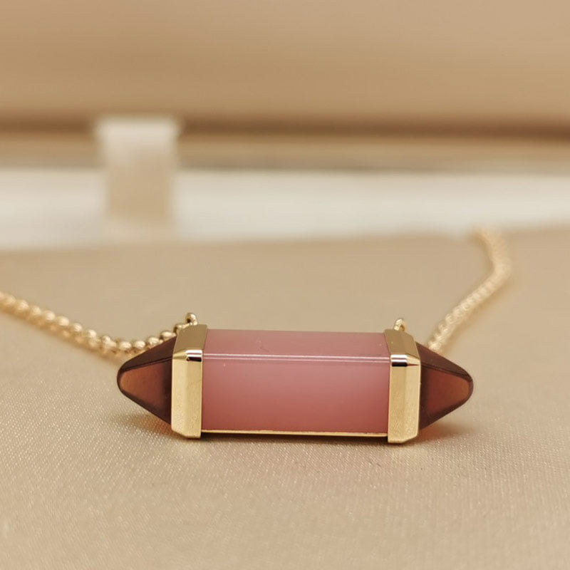 18K Les Berlingots De Pink Necklace